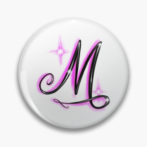 Item preview, airbrushed letter m designed and sold by lucreziaa.