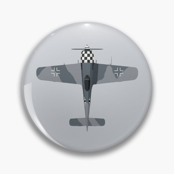 Item preview, Fw-190 German WWII Fighter Aircraft - Grey designed and sold by VoodooCircus.