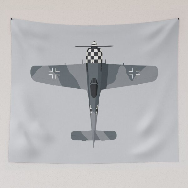 Item preview, Fw-190 German WWII Fighter Aircraft - Grey designed and sold by VoodooCircus.