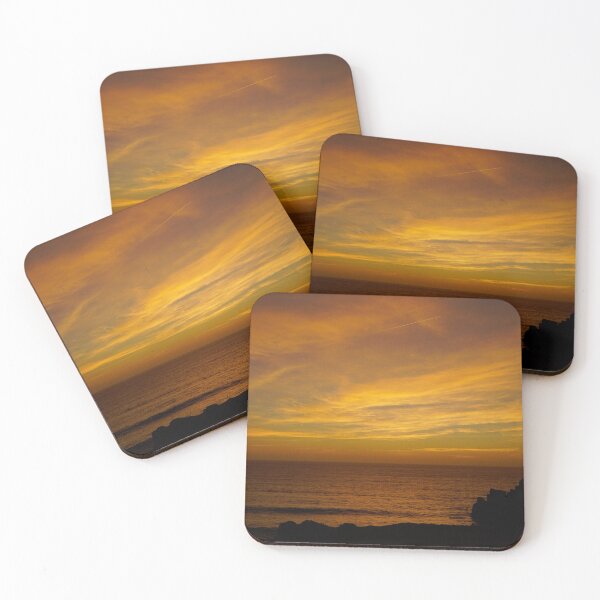 Item preview, Beautiful Light Right After a Sunset Over the Ocean in Portugal designed and sold by AWomanAfoot.