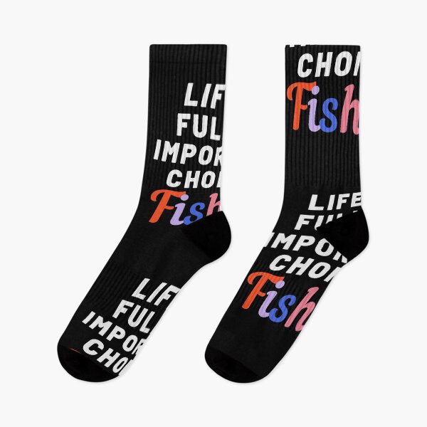 Item preview, Life is full of important choices fishing designed and sold by Nyanko-Sempai.