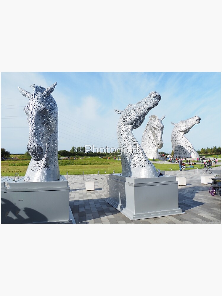the Kelpies jigsaw puzzle , Helix park, Falkirk jigsaw by goldyart