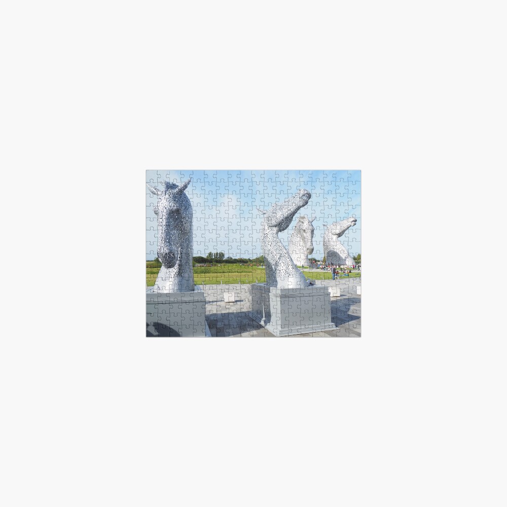 the Kelpies jigsaw puzzle , Helix park, Falkirk jigsaw Jigsaw Puzzle