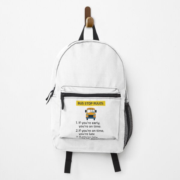 Item preview, School Bus Stop Rules Student Driver Funny Gift designed and sold by TastefulTees.