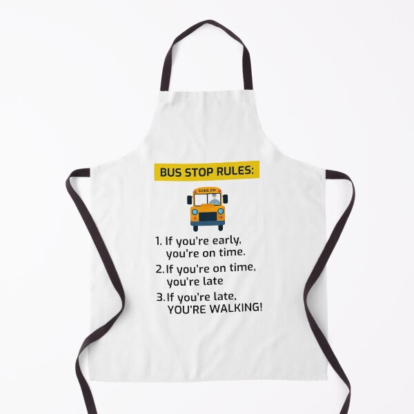 Item preview, School Bus Stop Rules Student Driver Funny Gift designed and sold by TastefulTees.