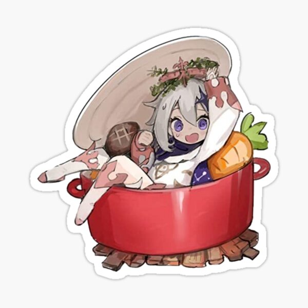 Paimon Stew Genshin Impact Sticker