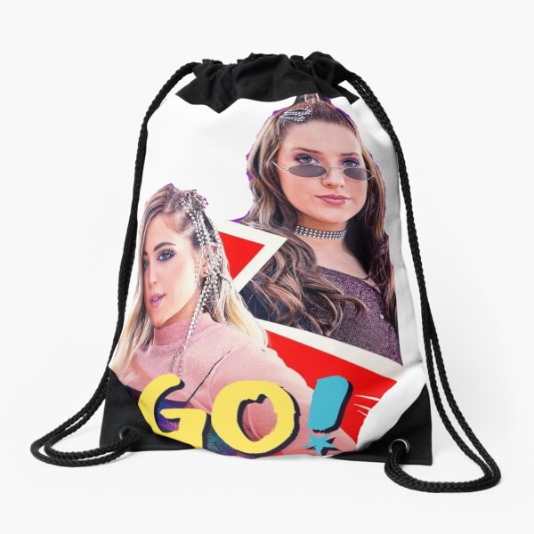 Lupe and Mia chase your dreams Drawstring Bag