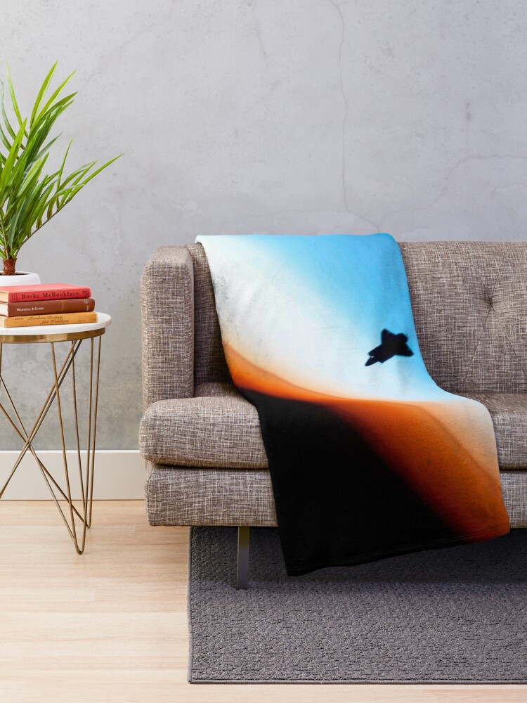 Thumbnail 2 of 6, Throw Blanket, Space ship shuttle designed and sold by PrMoonlessNight.