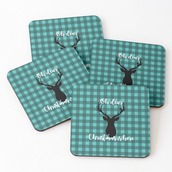 Item preview, Buffalo plaid deer Christmas design designed and sold by anins-azuree.