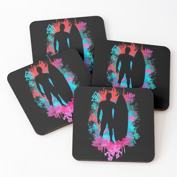 Item preview, Surfer Pink-Blue Abstract designed and sold by NissaArt.