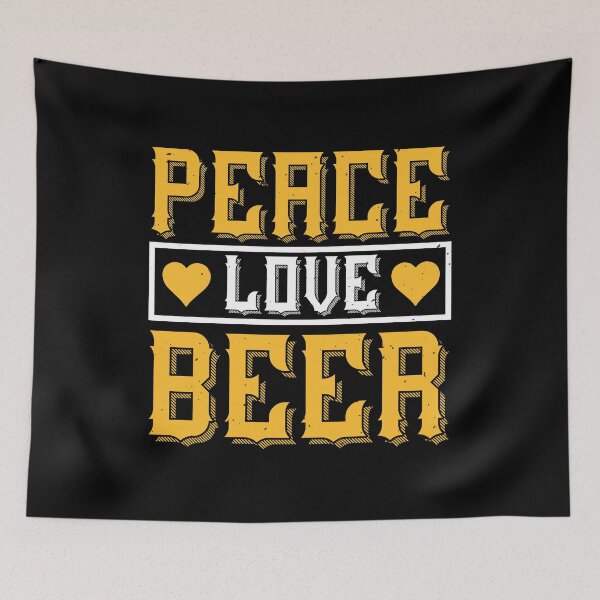 Item preview, Peace, Love, Beer designed and sold by GoodVibeDesign.