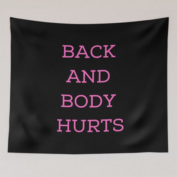 Item preview, Back and body hurts designed and sold by Cafecreative.