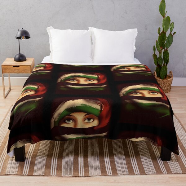Item preview, Palestinian Woman Protester designed and sold by PalestineWorld.