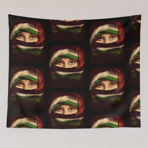 Item preview, Palestinian Woman Protester designed and sold by PalestineWorld.