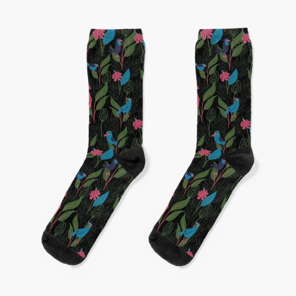 Tropical Birds Socks