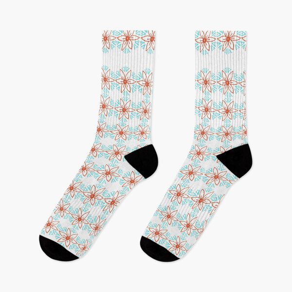Item preview, Festive Flowers Pattern designed and sold by foxcreative.