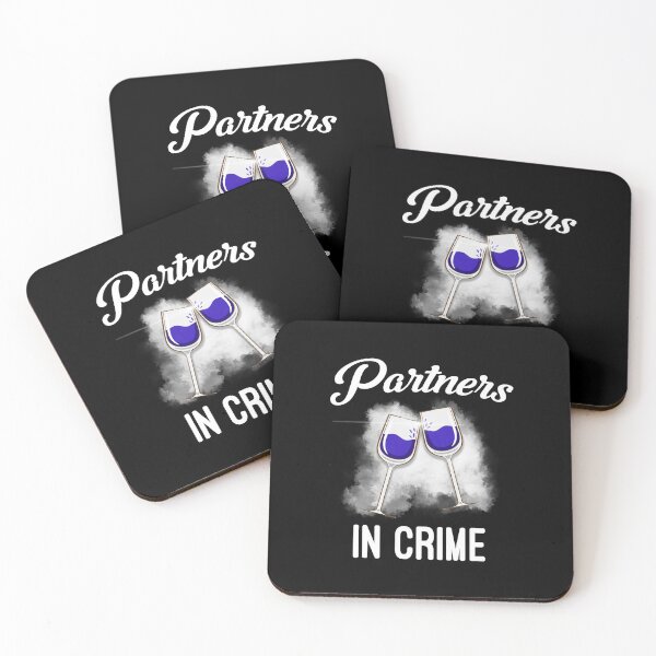 Item preview, Partner in Crime Partner in Wine Red Wine - Wine Sayings designed and sold by titanosdesign.