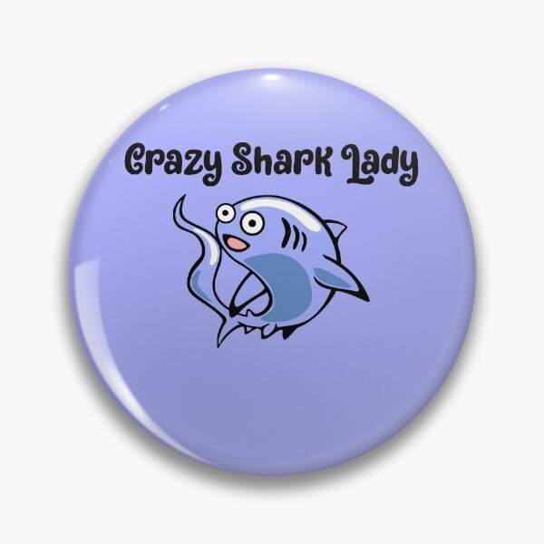 Item preview,  CRAZY Shark lady funny shirt for shark lovers funny gifts for thanksgiving or christmas designed and sold by unique things.