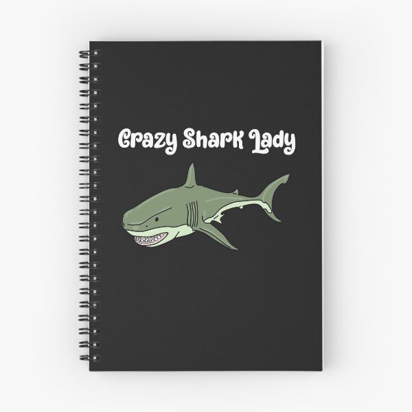 Item preview,  CRAZY Shark lady funny shirt for shark lovers funny gifts for thanksgiving or christmas designed and sold by unique things.