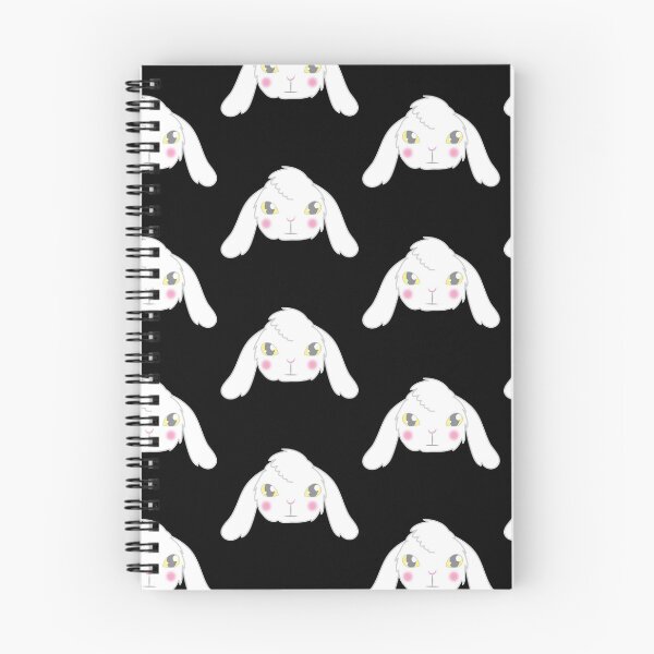 Item preview, Floofy white bunny rabbit face designed and sold by jazzydevil.