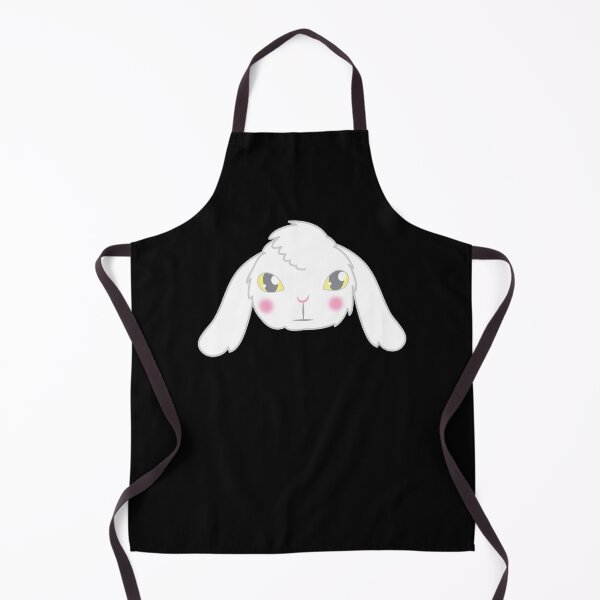 Item preview, Floofy white bunny rabbit face designed and sold by jazzydevil.