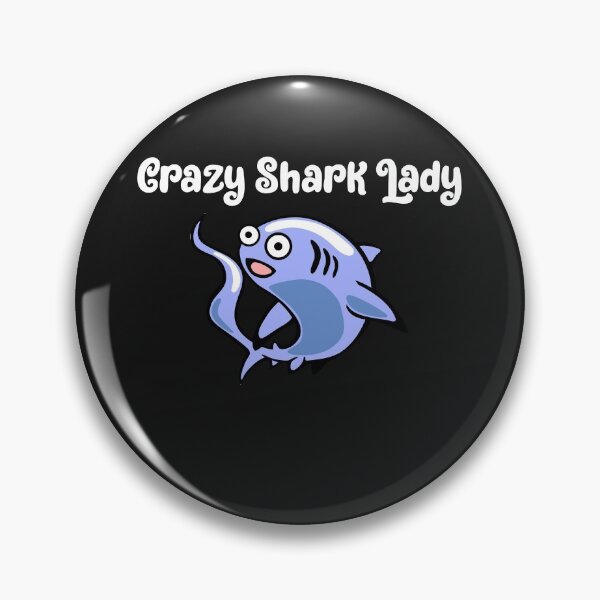 Item preview,  CRAZY Shark lady funny shirt for shark lovers funny gifts for thanksgiving or christmas designed and sold by unique things.