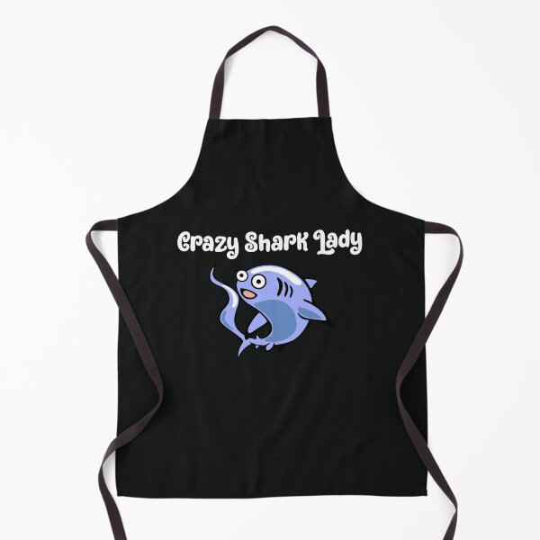Item preview, CRAZY Shark lady funny shirt for shark lovers funny gifts for thanksgiving or christmas designed and sold by unique things.