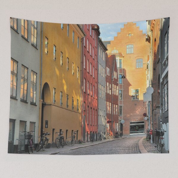 Item preview, Bicycles on the road in the city center  designed and sold by javajossi.