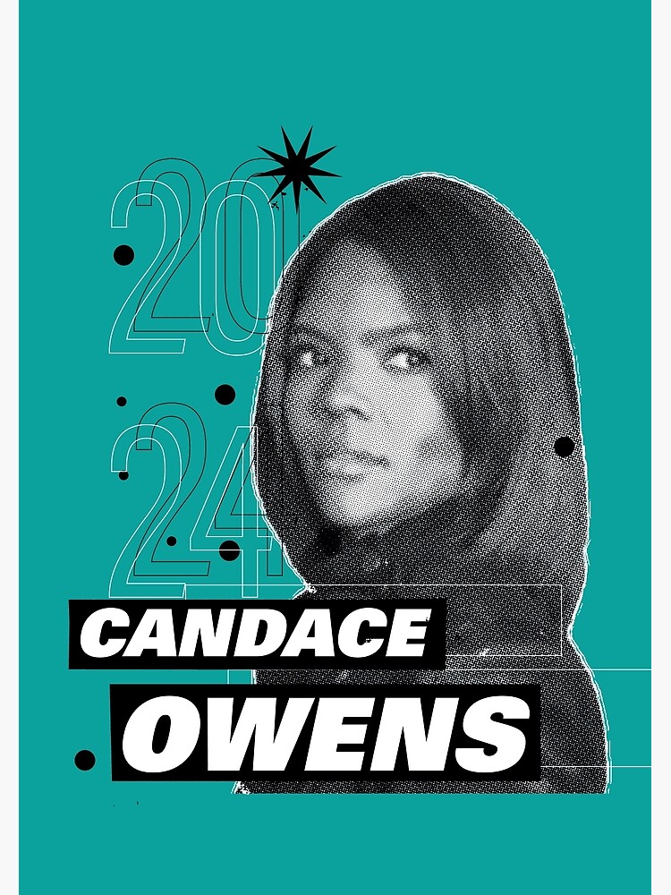 Candace Owens Portrait 2024 Poster For Sale By BeamingWithJoy   Flat,750x,075,f Pad,750x1000,f8f8f8 