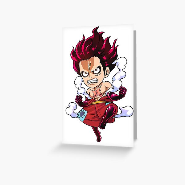 One Piece Monkey D Luffy Gear 4th Snakeman Greeting Card For Sale By Tyty Redbubble