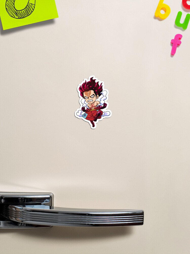 This is Luffy in gear 4 (Snakeman) Sticker for Sale by Gliphel