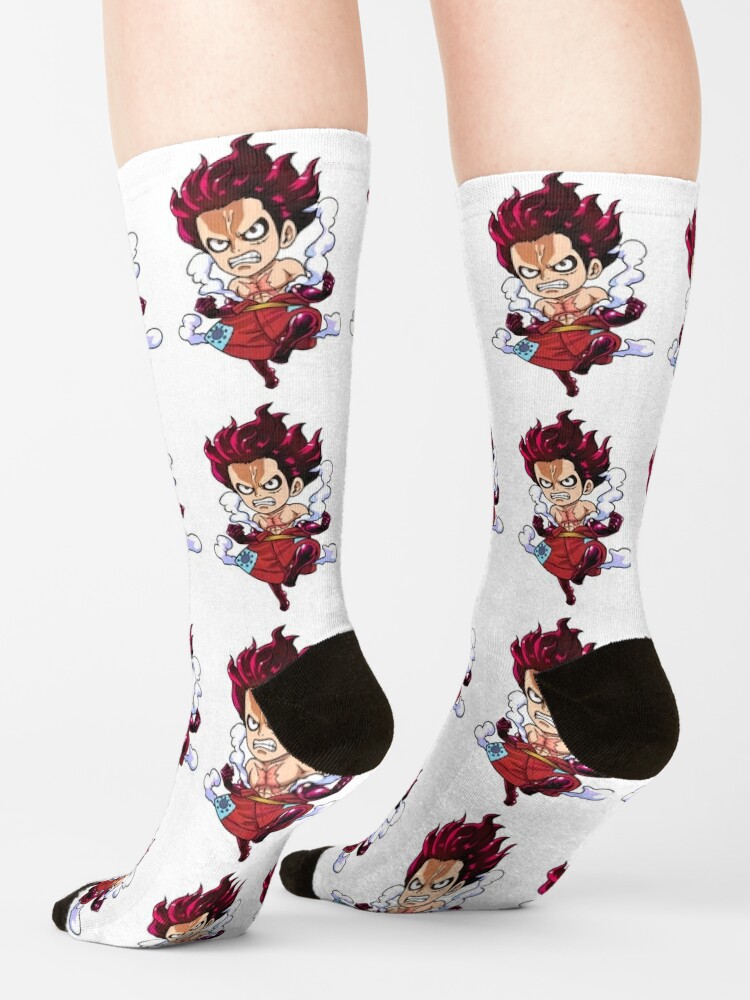 Luffy Gear 5 Socks One Piece Custom Anime Socks - AnimeBape