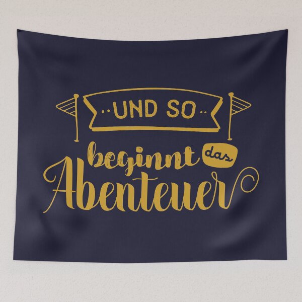 Item preview, And So The Adventure Begins | German hiking designed and sold by Ainbowz-Artwork.