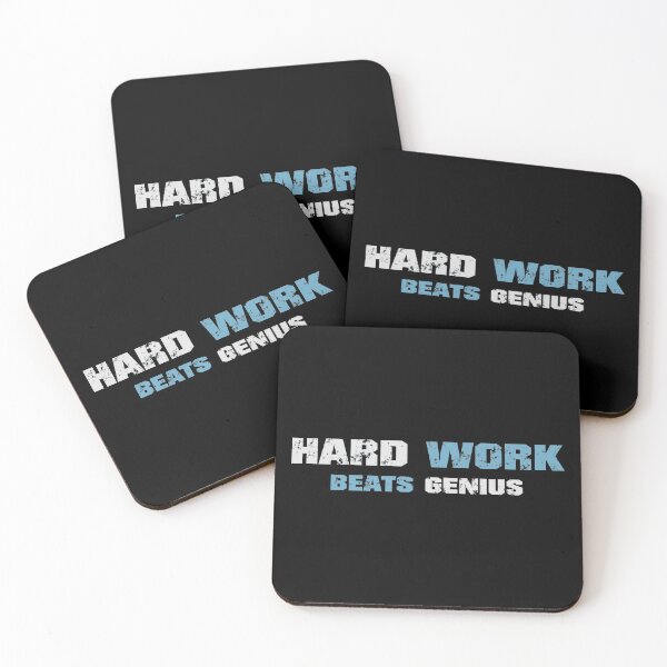 Item preview, Hard work beats genius! Dark blue! designed and sold by Painatus.