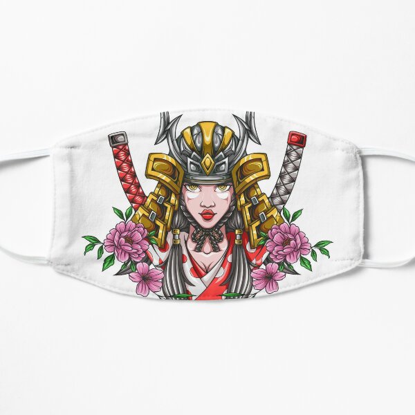 Samurai Girl Mask By Swiro Redbubble