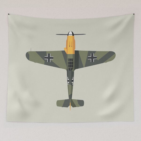 Item preview, Bf-109 German WWII Fighter Aircraft - Green designed and sold by VoodooCircus.