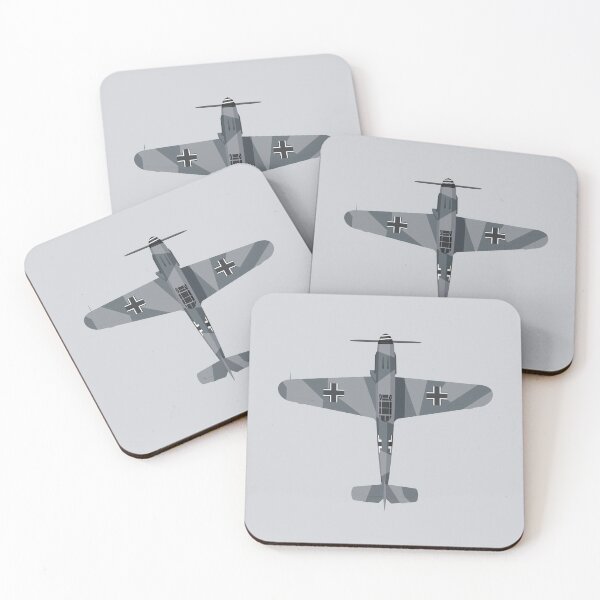 Item preview, Bf-109 German WWII Fighter Aircraft - Grey designed and sold by VoodooCircus.