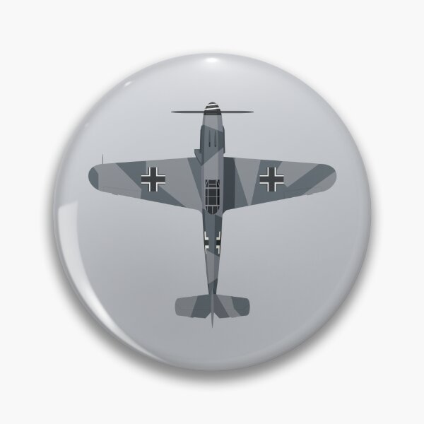 Item preview, Bf-109 German WWII Fighter Aircraft - Grey designed and sold by VoodooCircus.