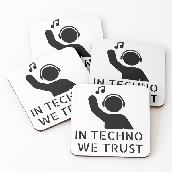Item preview, IN TECHNO WE TRUST 2 designed and sold by Cafecreative.