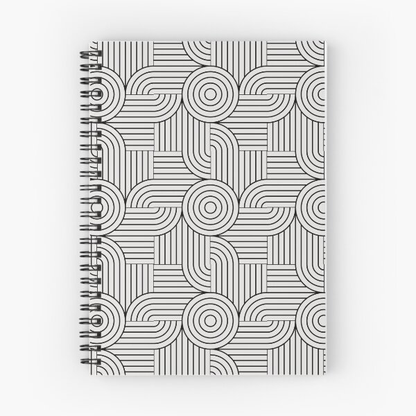 Item preview, Geometric Design #001 - Classic Black And White Abstract Line Circle designed and sold by isko1977.