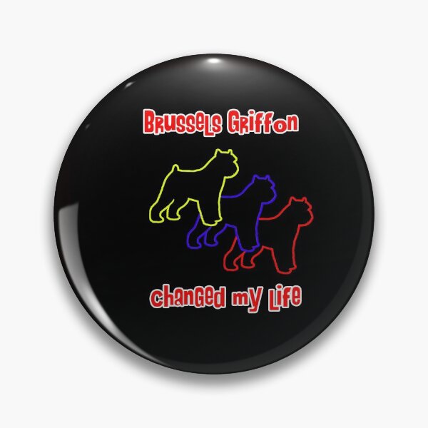 Item preview, Brussels Griffon Changed my Life - Dog Art dogs Silhouette - pet designed and sold by Coolstuff4you71.