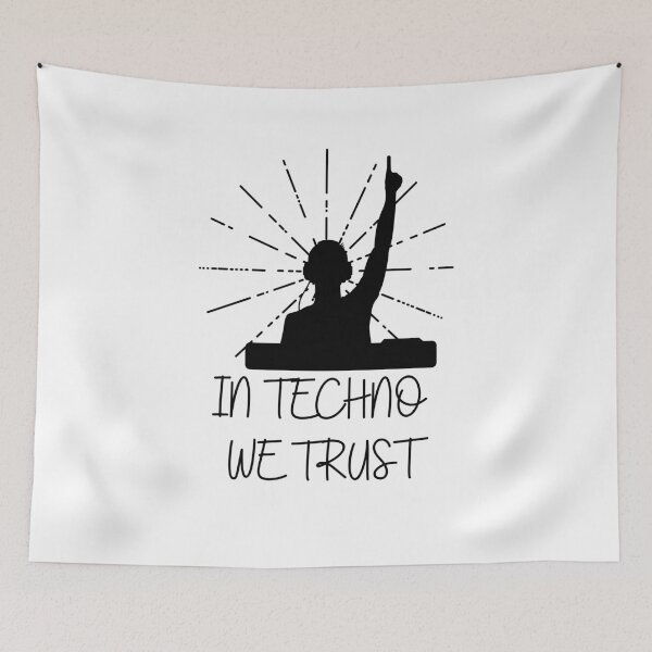 Item preview, IN TECHNO WE TRUST 5 designed and sold by Cafecreative.