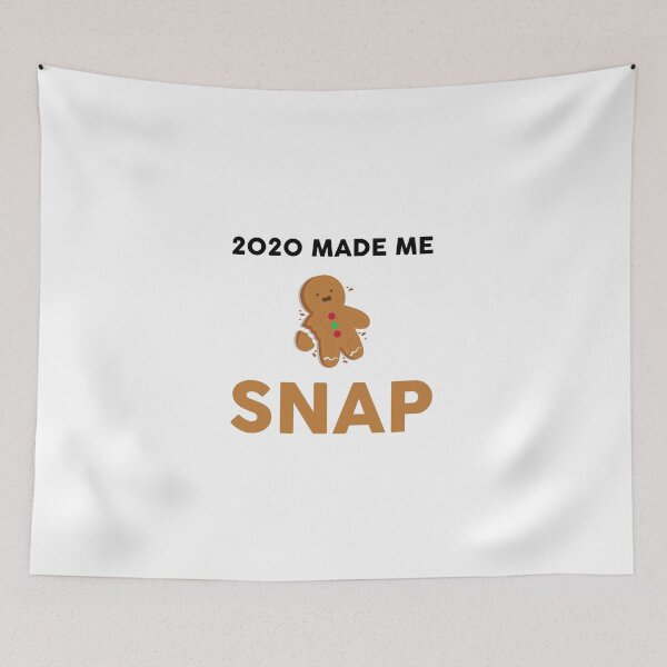 Item preview, Gingerbread Man Oh Snap - 2020 Made Me Snap Funny Christmas Gift designed and sold by GoldenDov.