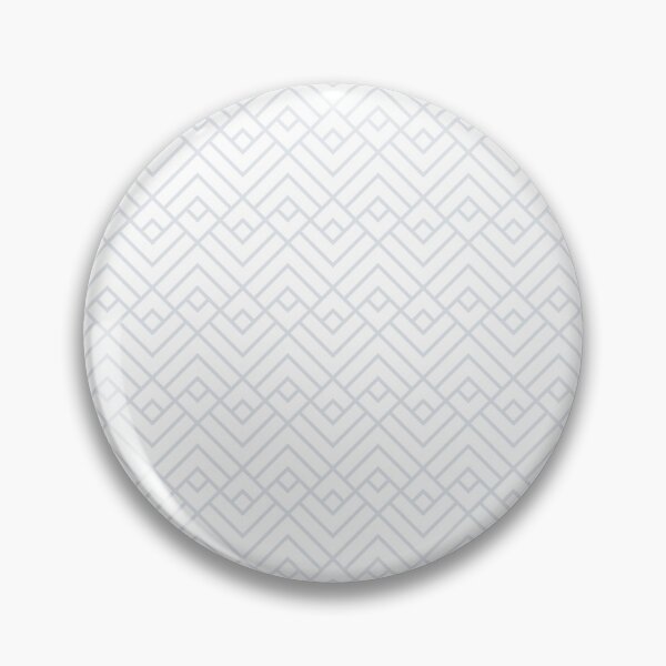 Item preview, Geometric Design #004 - Zigzag Silver Square Line Print designed and sold by isko1977.