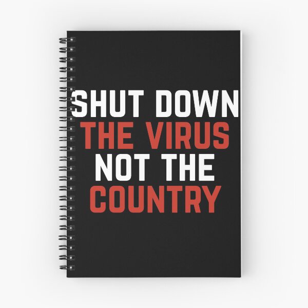 Item preview, Shut Down The Virus Not The Country designed and sold by Albatrozz.