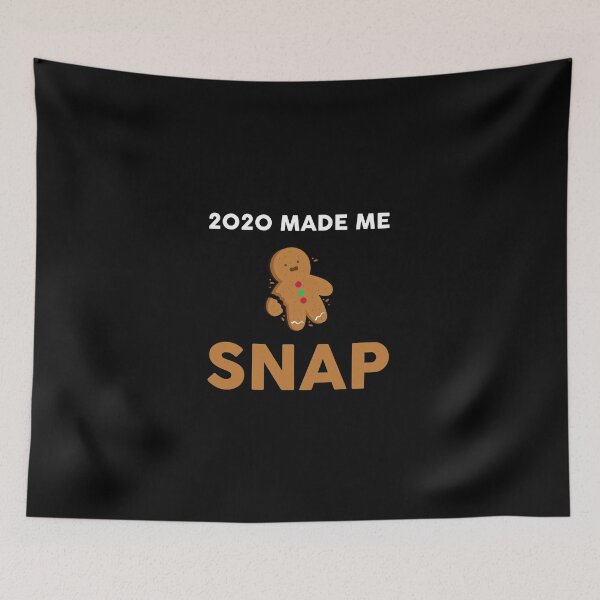 Item preview, Gingerbread Man Oh Snap - 2020 Made Me Snap Funny Christmas Gift designed and sold by GoldenDov.