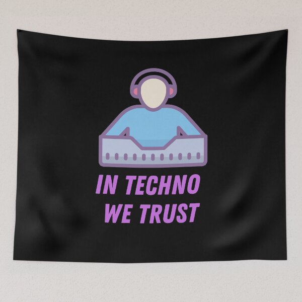 Item preview, IN TECHNO WE TRUST 6 designed and sold by Cafecreative.