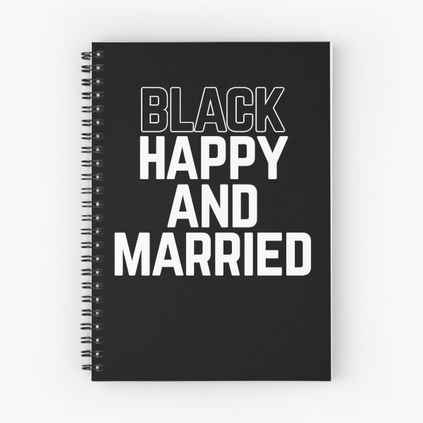 Item preview, Black Happy and Married designed and sold by Albatrozz.