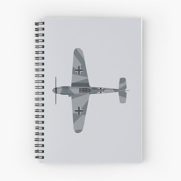 Item preview, Bf-109 German WWII Fighter Aircraft - Grey Landscape designed and sold by VoodooCircus.