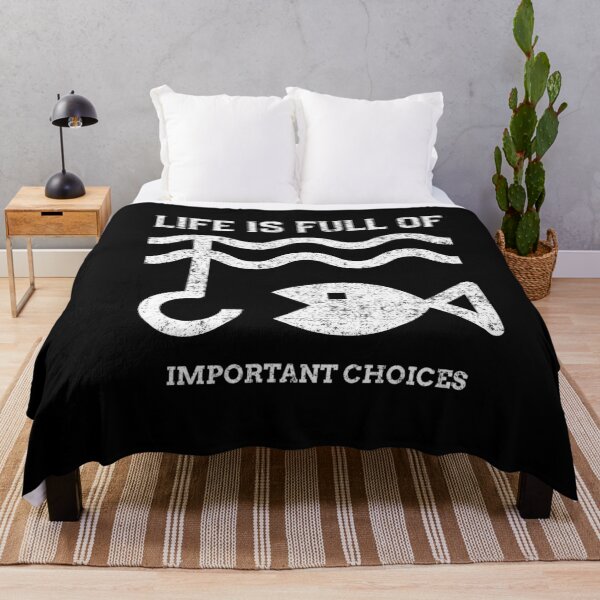 Item preview, Life Is Full Of Important Choices Fishing designed and sold by joabaj.